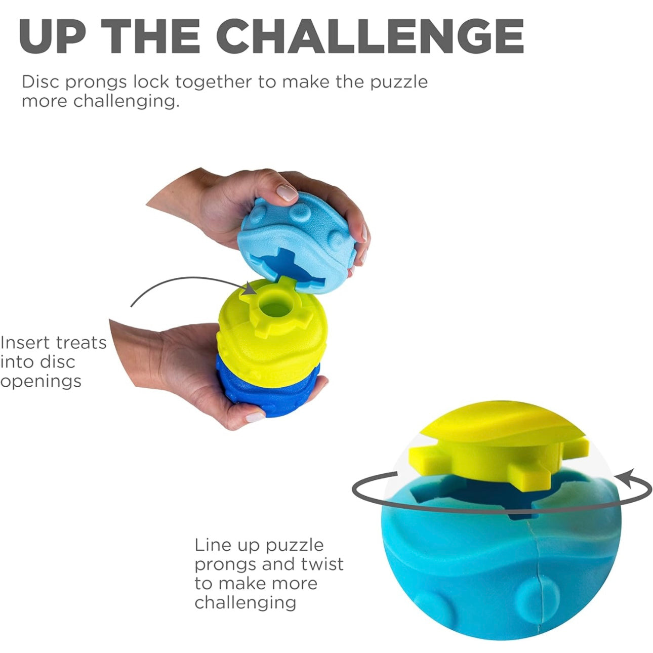 Outward Hound Locking Discs Treat Dispensing Toy