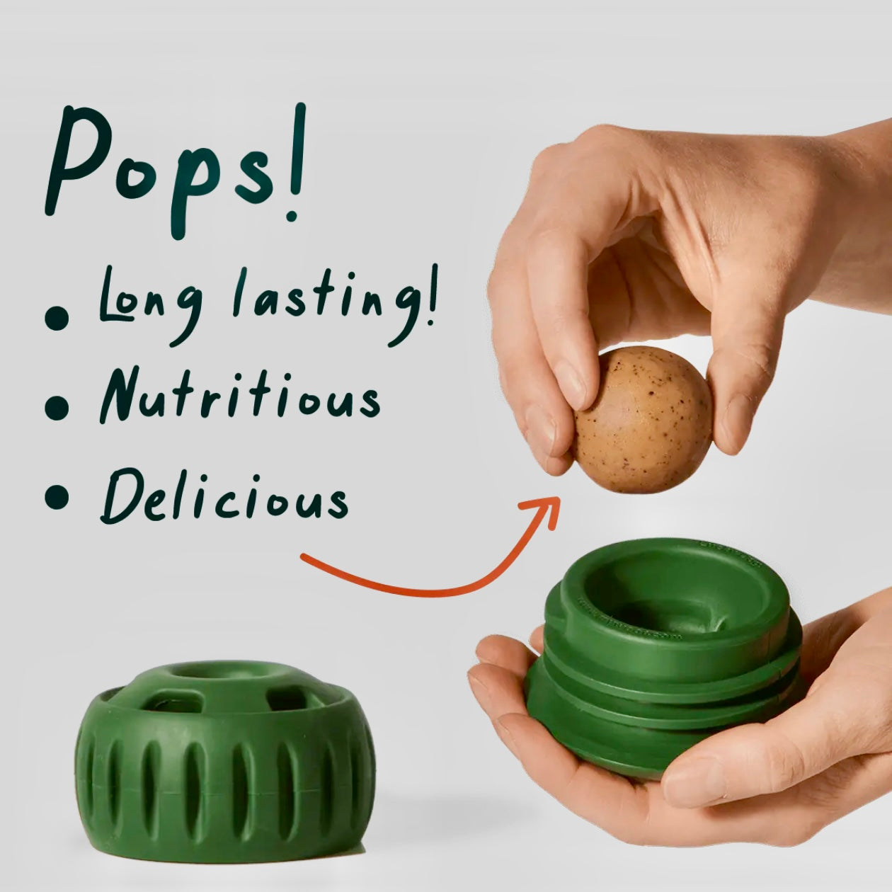 Woof Pupsicle Refill Pops – long-lasting, mess-free frozen dog treat toy for healthy chewing and enrichment and dental health.