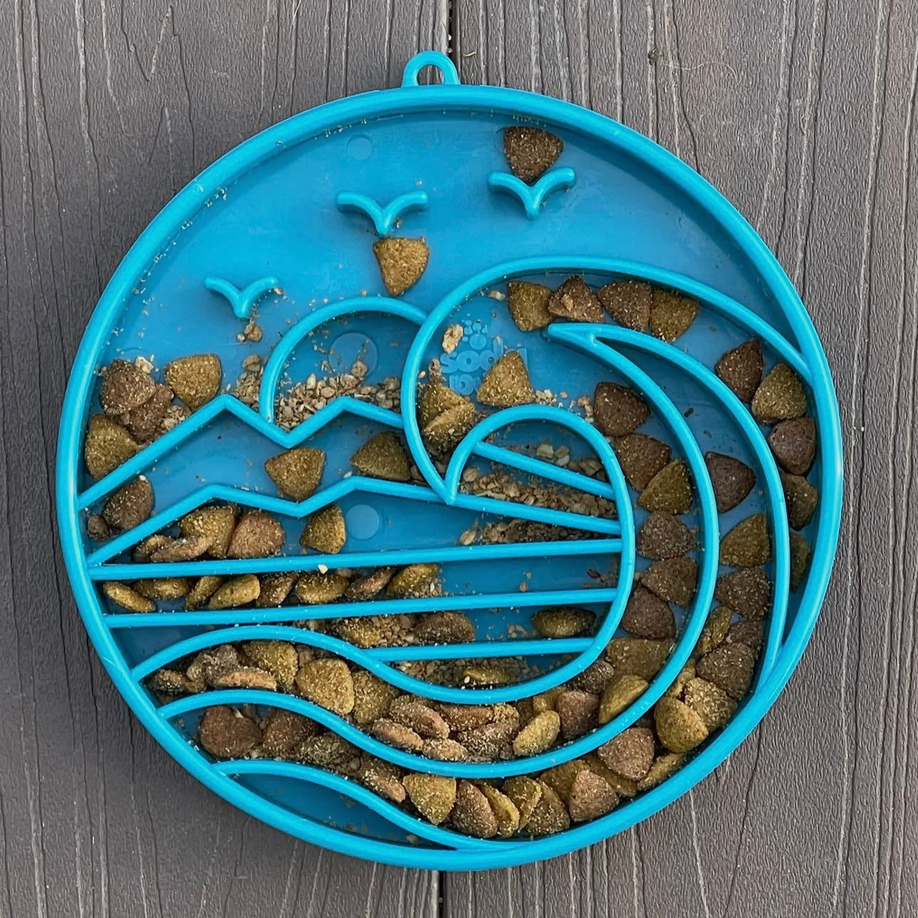 SodaPup Baja Design Shallow Slow Feeder Bowl for Dogs – durable non-slip enrichment bowl to slow eating, improve digestion, and reduce bloating.