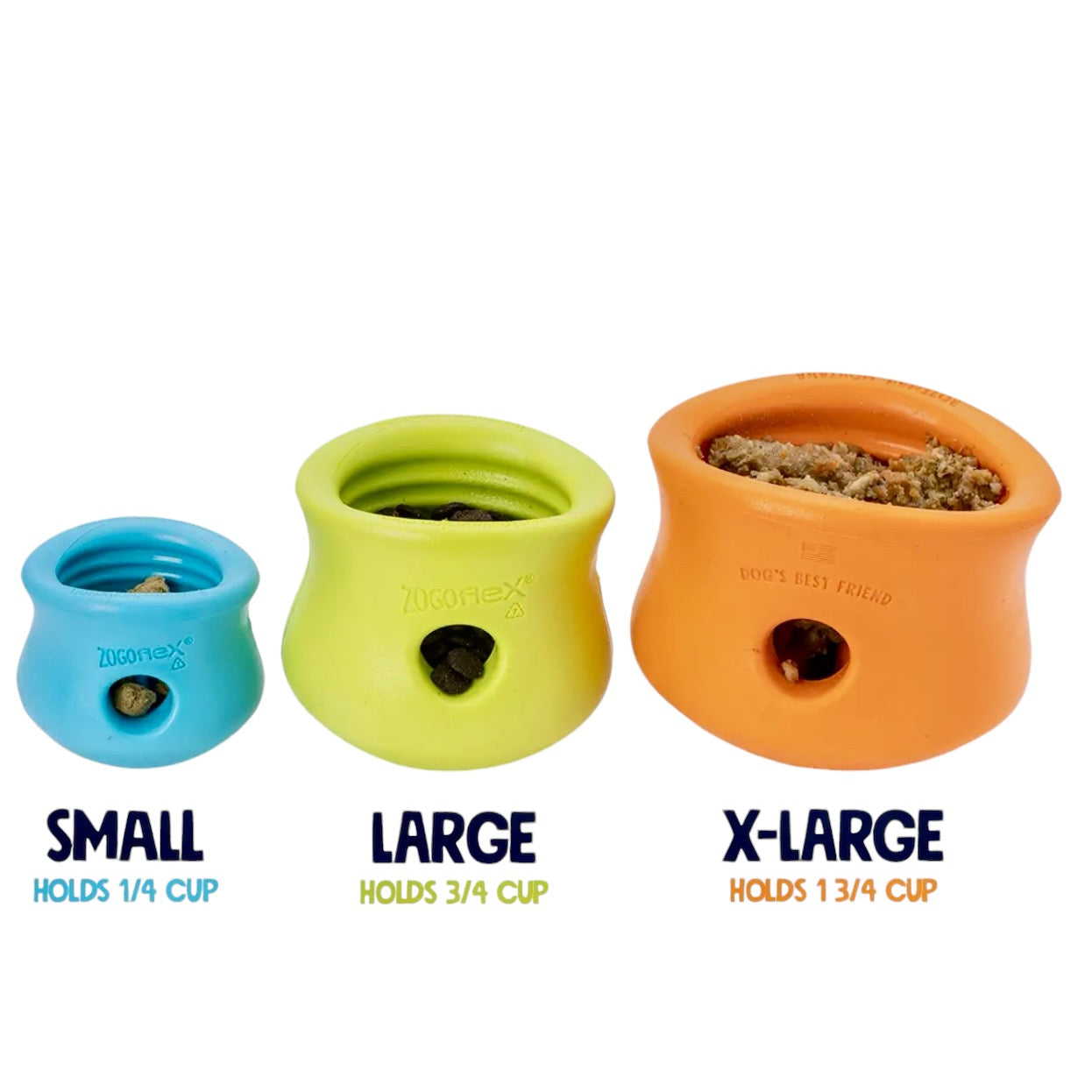 West Paw Toppl Puzzle Treat Dispensing Dog Toy – durable slow feeder for enrichment, mental stimulation, and healthy chewing.
SM, LG, XL