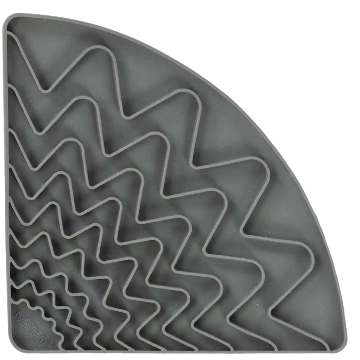 Messy Mutts Silicone Triangle Dog Lick Mat With Suction