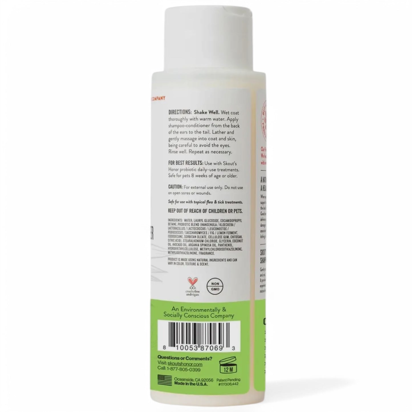 Skout's Honor Shampoo + Conditioner Sunkissed Coconut 16oz