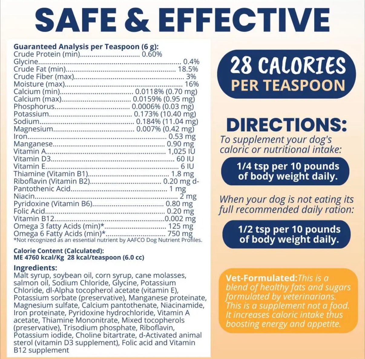 Under the Weather Ready Cal Plus W/ Electrolytes Squeezable
