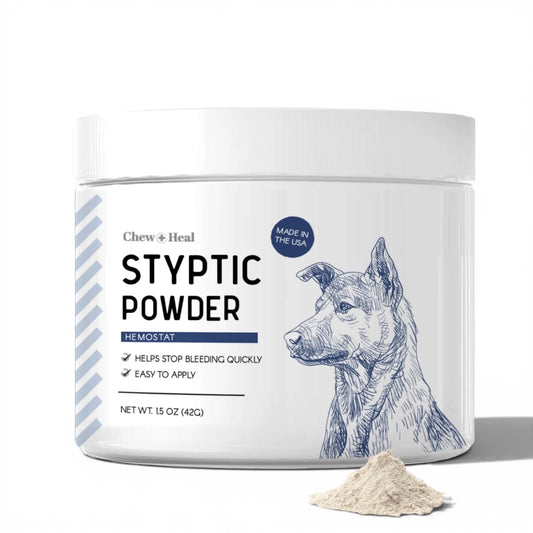 Chew + Health Styptic Powder for Dogs, Cats & Birds