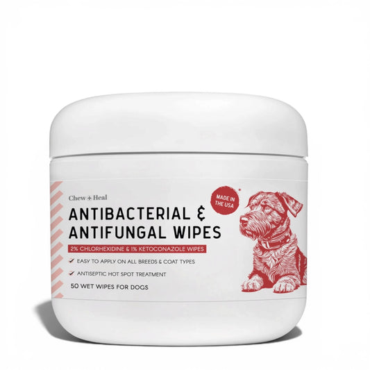 Antibacterial & Antifungal Medicated Wet Wipes for Dogs