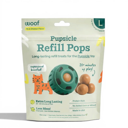 Woof Pupsicle Chicken Refill Pops Large