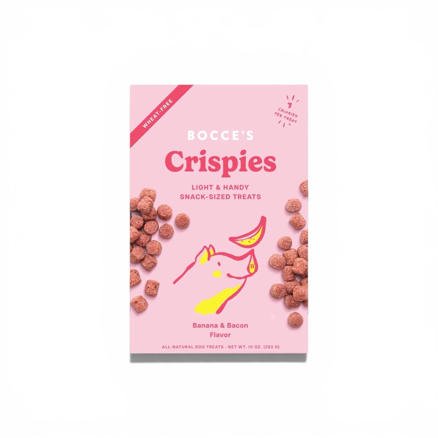 Bocce’s Bakery Banana + Bacon Crispies Dog Treats 10z