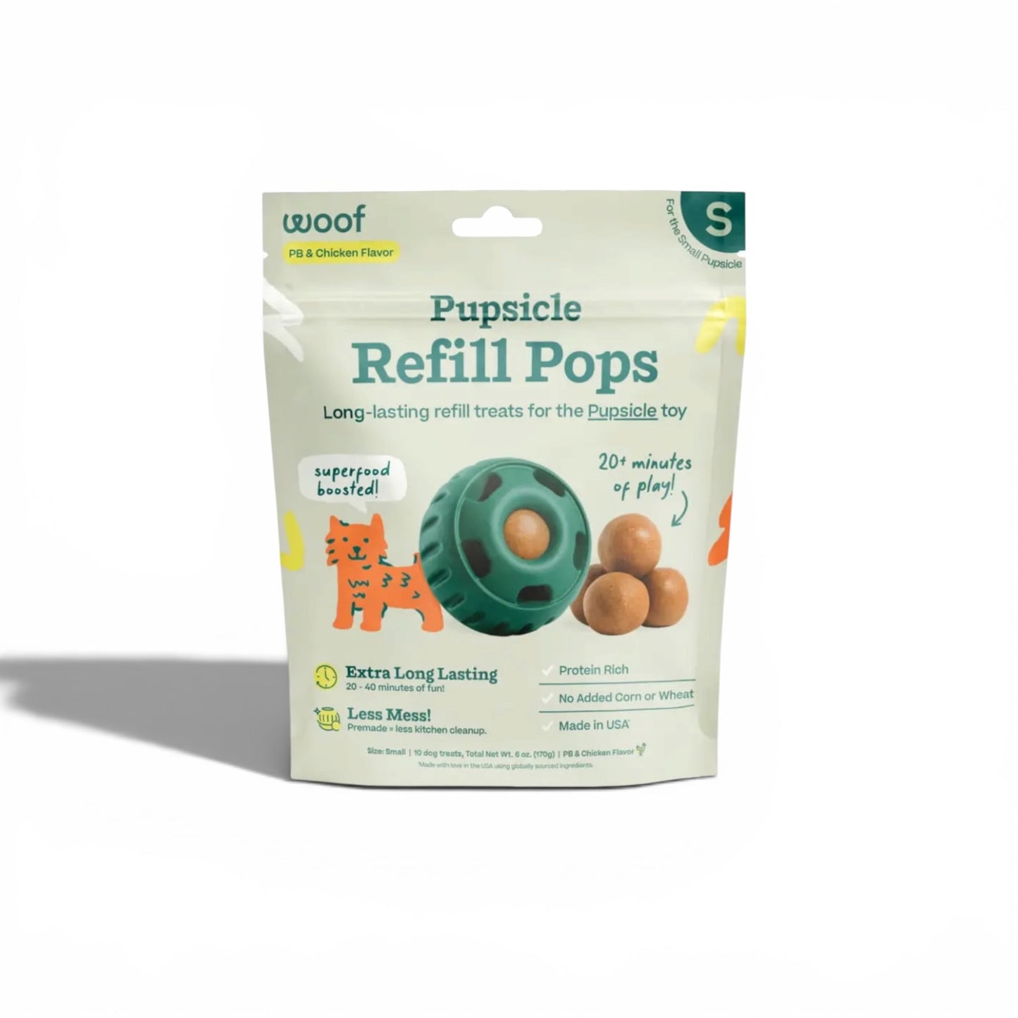 Woof Chicken Pops Small