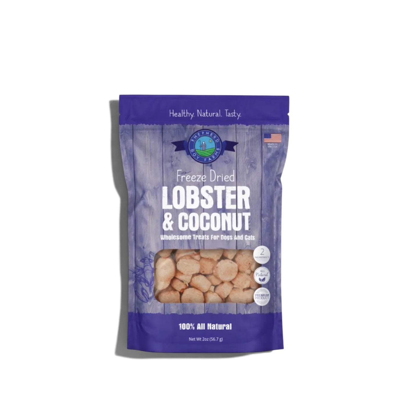 Lobster & Coconut Freeze Dried Treats for Dogs & Cats