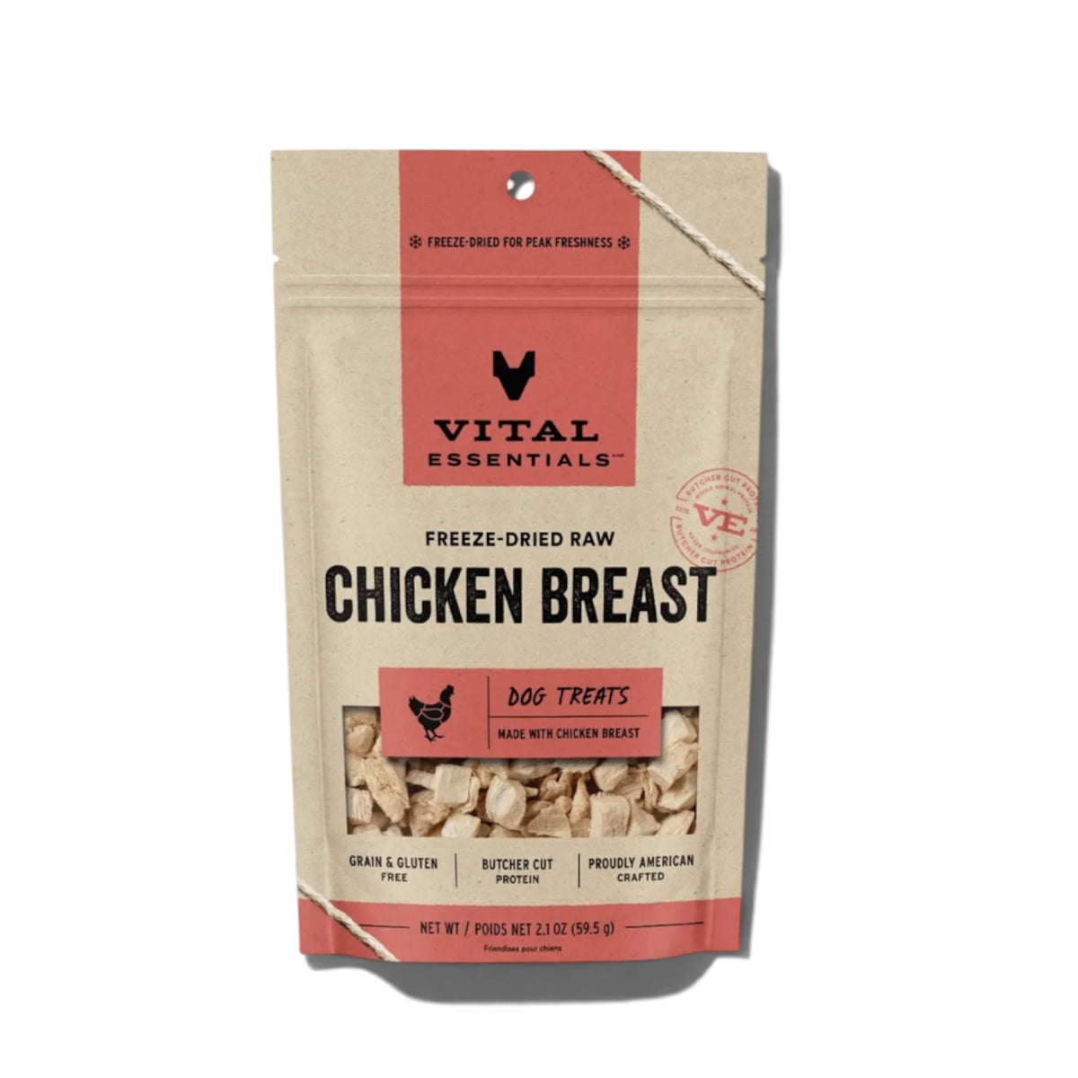 Vital Essentials Chicken Breast Fd Dog Treats