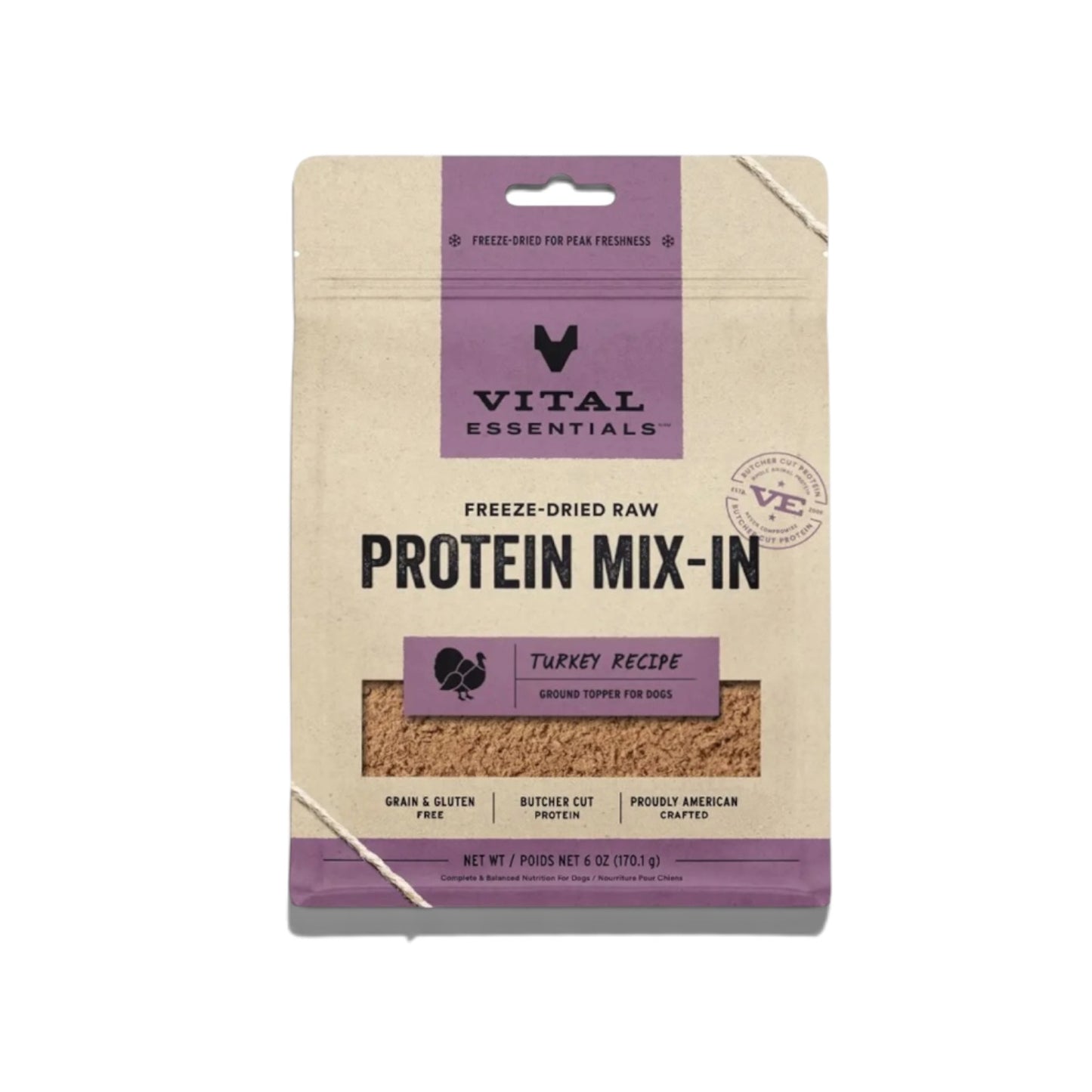 Vital Essentials Fd Turkey Protein Mix-in Ground Topper