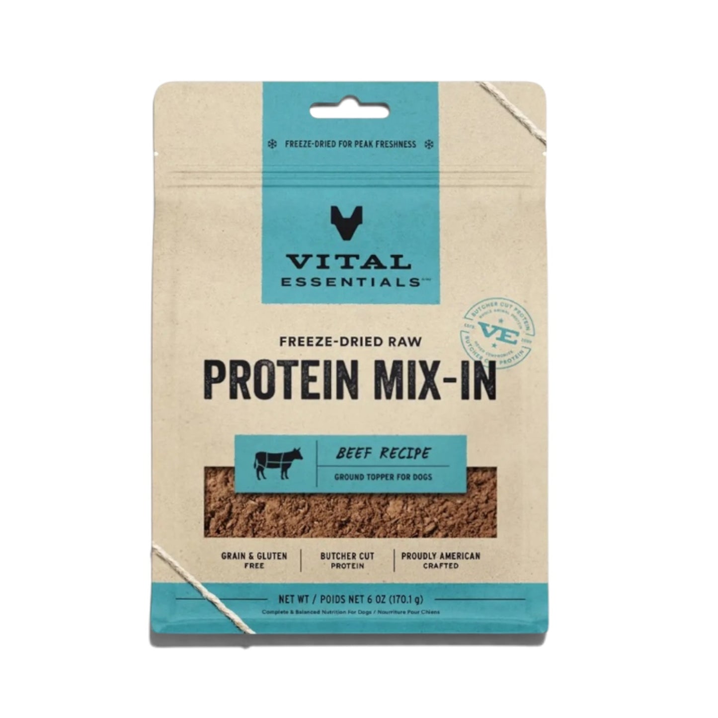 Vital Essentials Fd Beef Protein Mix-in Ground Topper