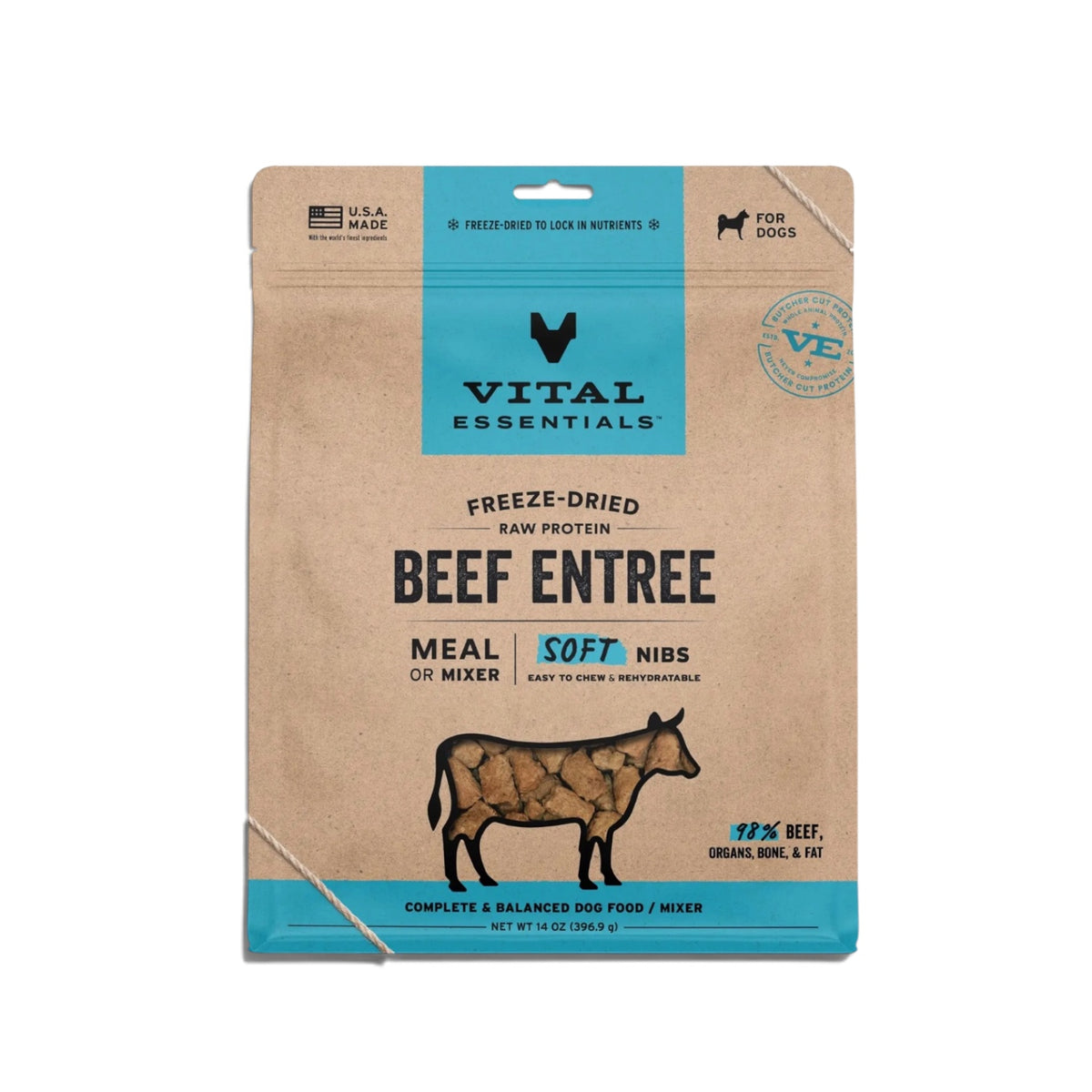 Vital Essentials FDR Beef Entree & Mixer Soft Nibs