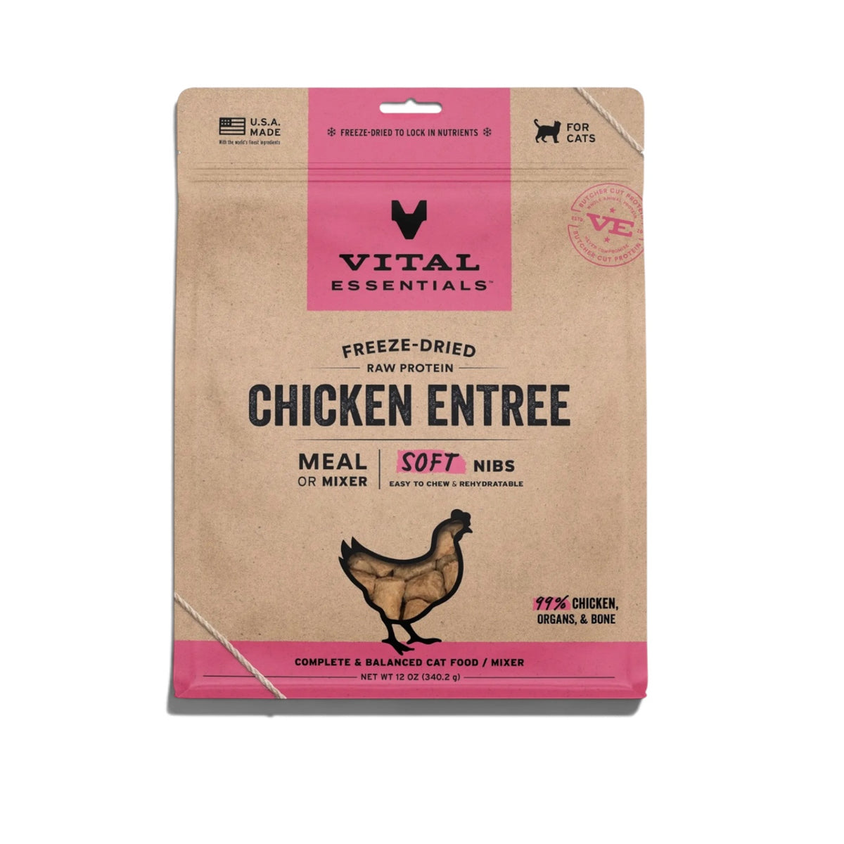 Vital Essentials FDR Chicken Entree Cat Soft Nibs