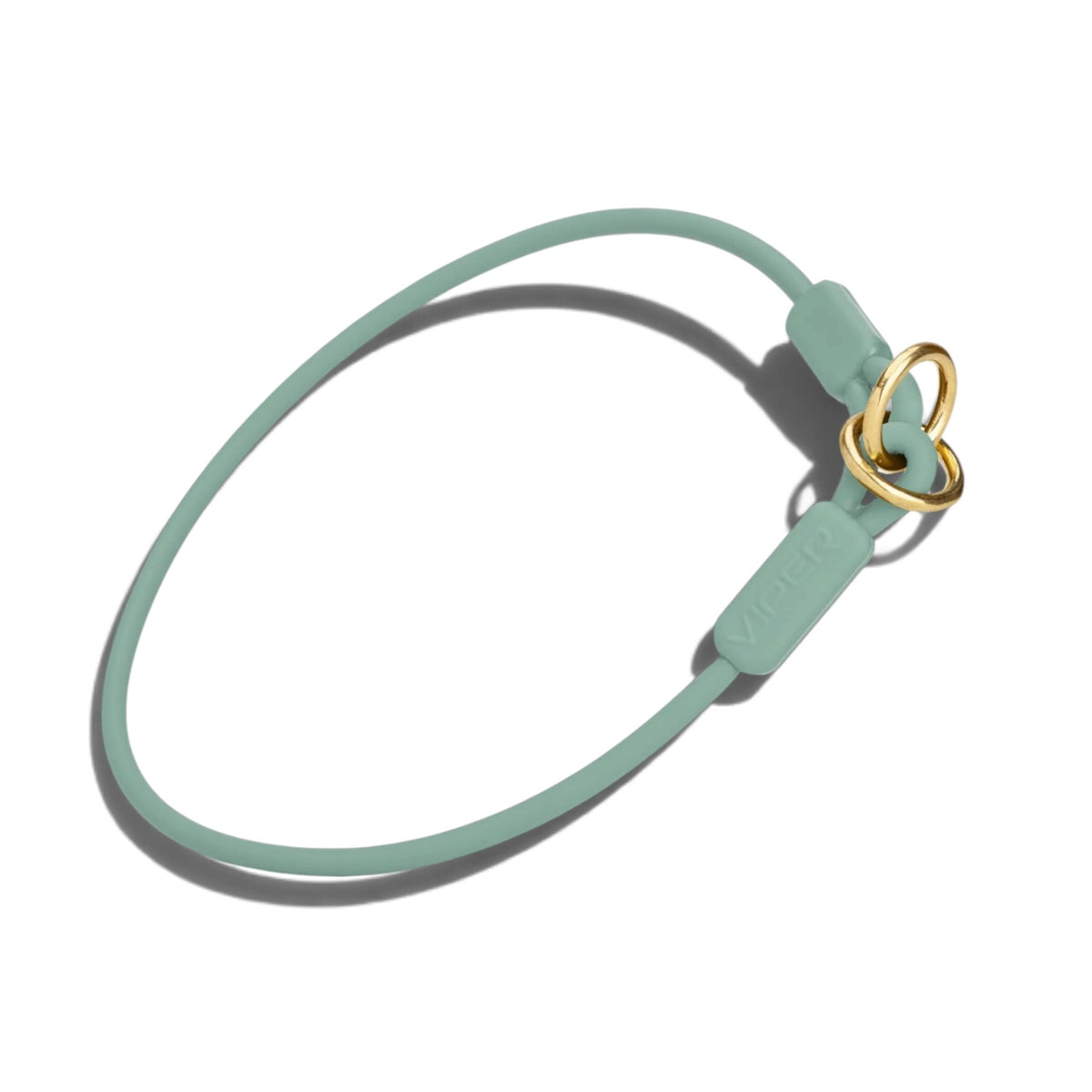 Viper Round Biothane Slip Collar with Brass Hardware