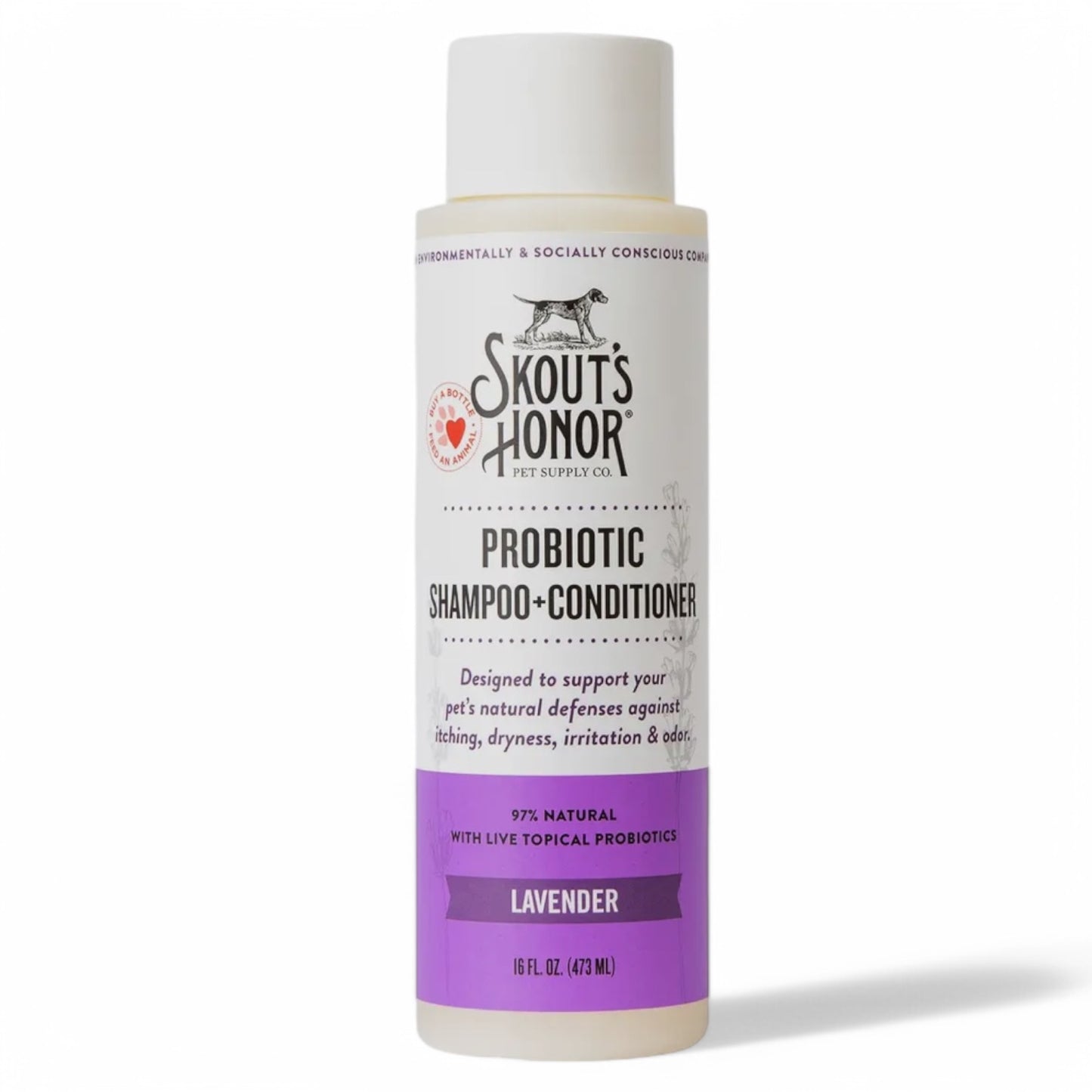 Skout's Honor Probiotic Shampoo + Conditioner Lavender 16oz