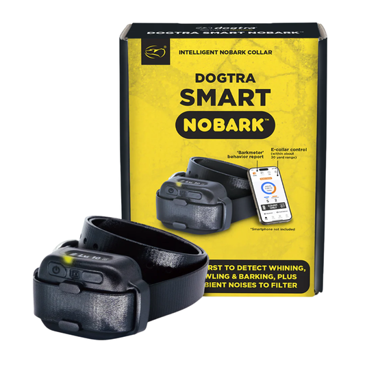 Dogtra Smart NoBark collar with LED indicator detecting barking and whining
