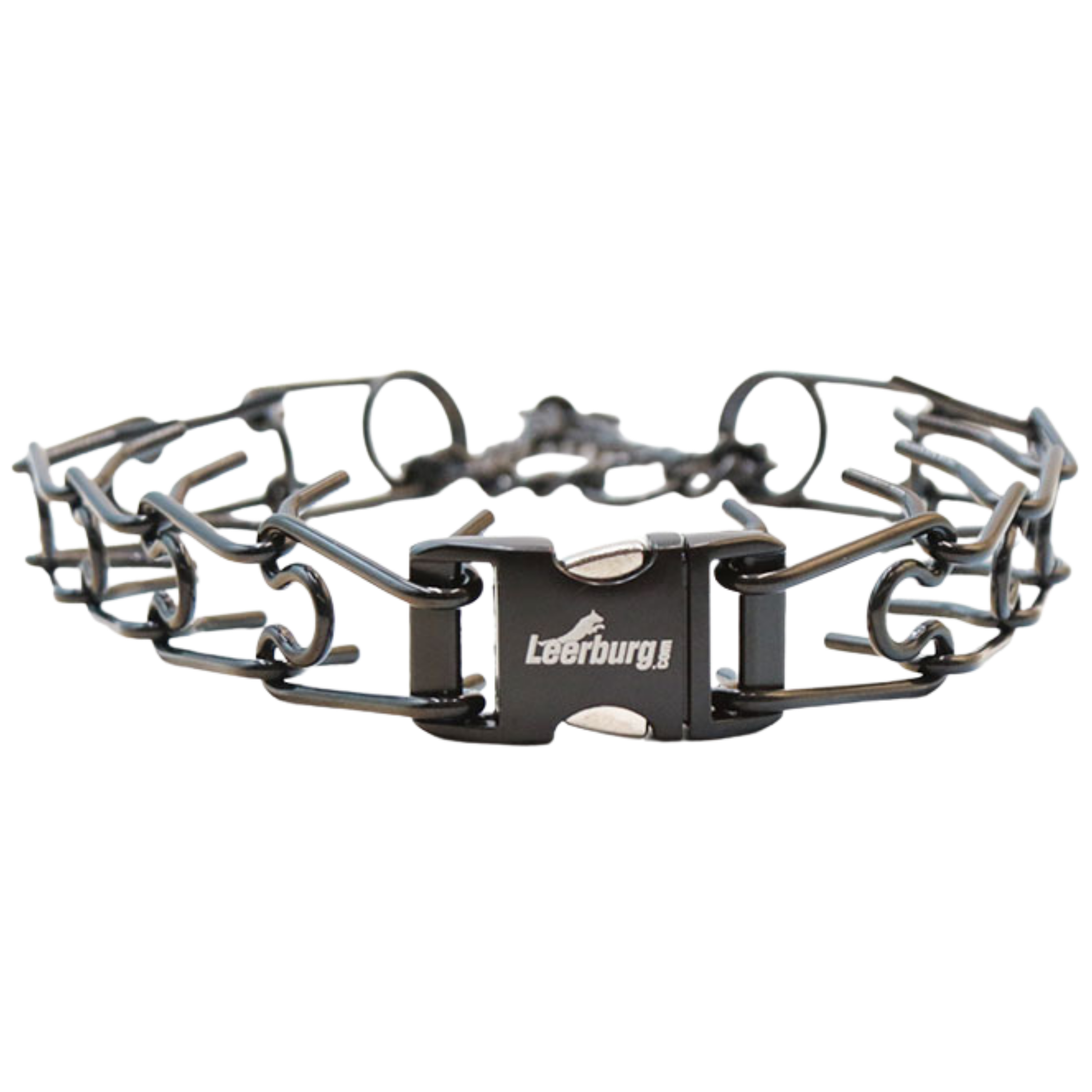 Adjustable stainless steel prong collar for obedience training