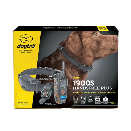 Dogtra 1900S Handsfree Plus Boost & Lock E-Collar with HANDSFREE SQUARE