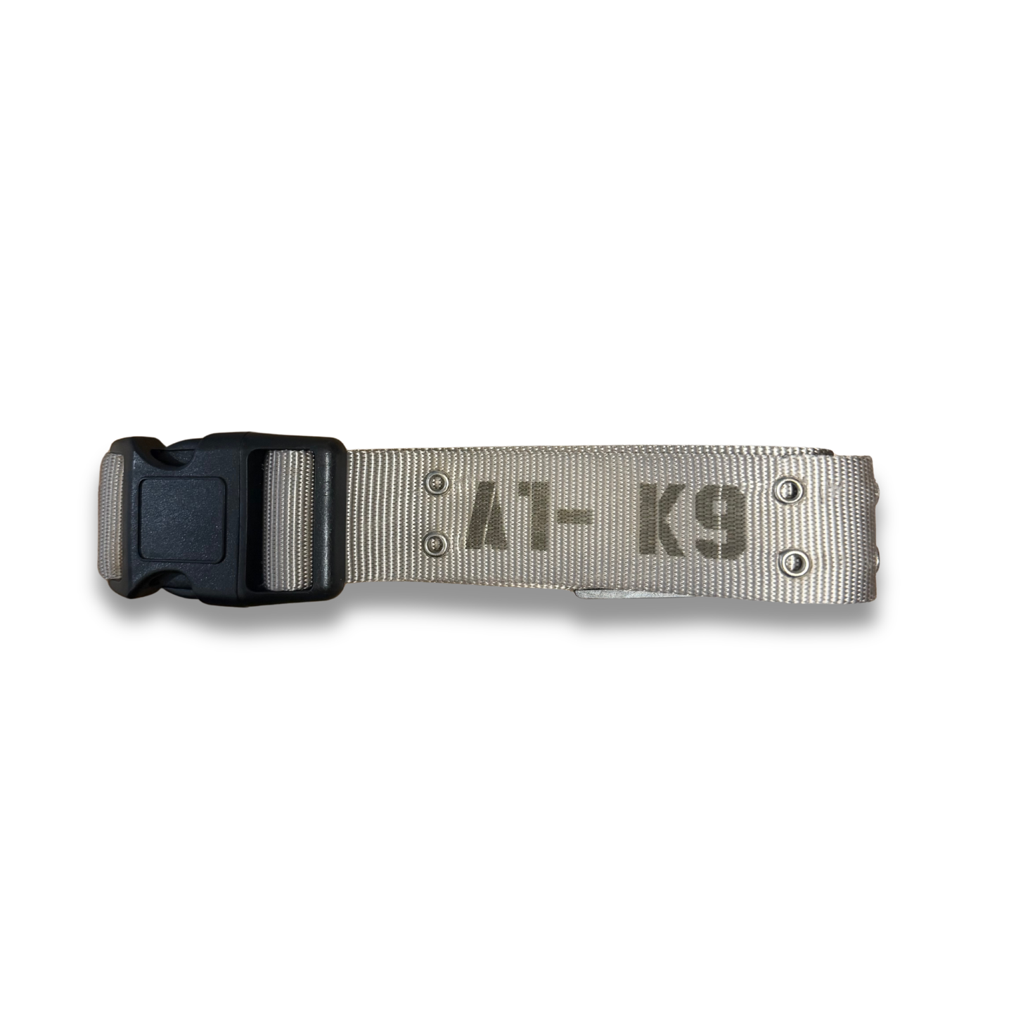 A1-K9 adjustable nylon dog collar with secure buckle designed for everyday use.