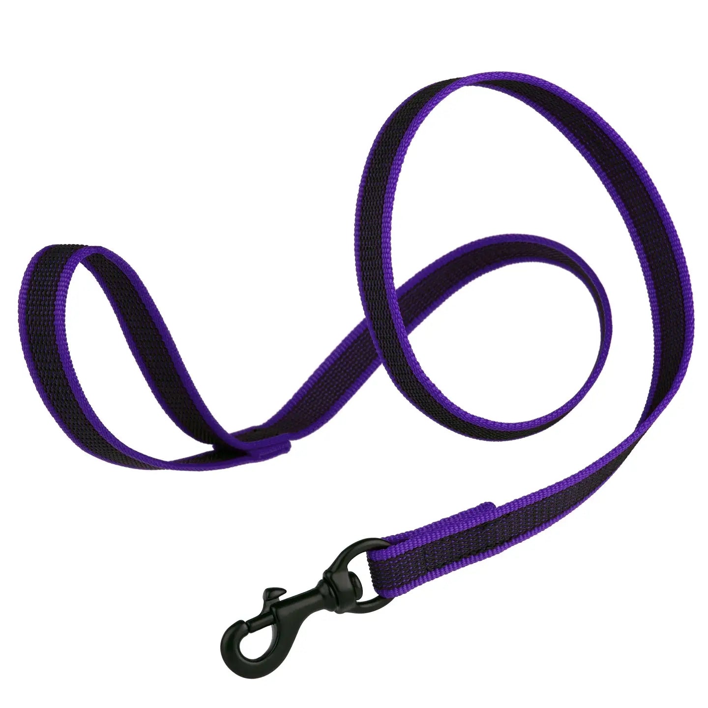 4' Rubber Infused Nylon Leash, Multiple Colors