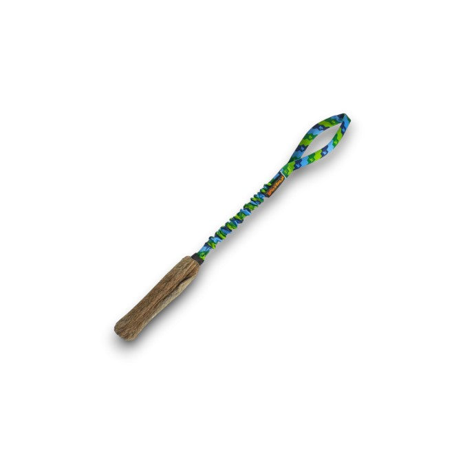 Wondabunny Bungee Tug | Rabbit Fur Dog Toy | Tug-E-Nuff