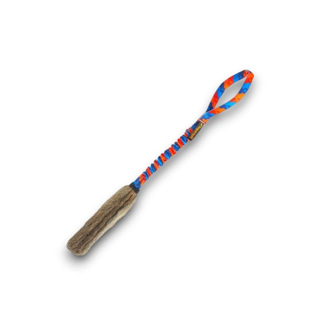 Wondabunny Bungee Tug | Rabbit Fur Dog Toy | Tug-E-Nuff