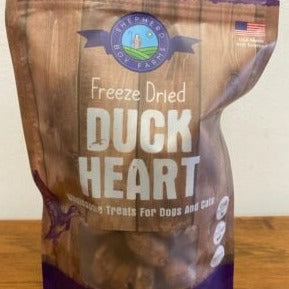 Freeze Dried Duck Heart 8 oz
